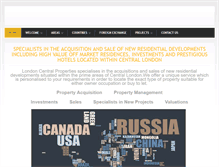 Tablet Screenshot of londoncentralproperties.com